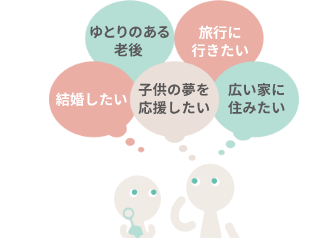 貯めながら使える!いろいろなライフステージに対応