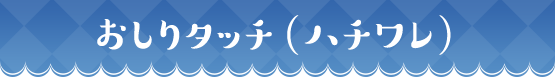 おしりタッチ(ハチワレ)