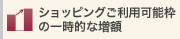 �V���b�s���O�����p�\�g�̈ꎞ�I�ȑ��z