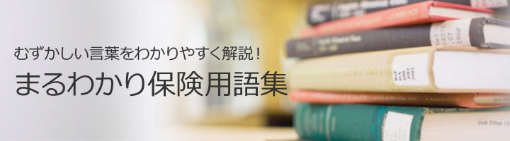 むずかしい言葉をわかりやすく解説!まるわかり保険用語集